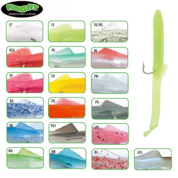 Leurres De Pêche Raglou Bulk - 2x25 Leurres 85mm - Rouge - Pour Pêche En Mer