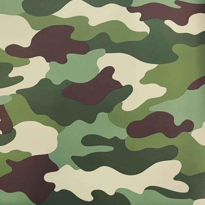 camouflage papier peint 10m cdiscount bricolage
