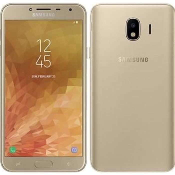 Achat T&eacute;l&eacute;phone portable Samsung Galaxy J4 32 go Or - Double sim - Reconditionné - Comme neuf pas cher