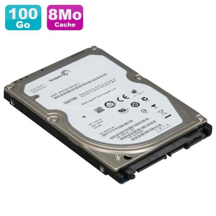 Disque Dur 100go Sata 2 5 Seagate Momentus 7200 1 St910021as Pc