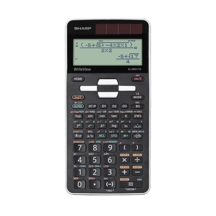 Calculatrice Scientifique - ZGEER - Ultra Mince - LCD 10 Chiffres - 120g - Effaçable