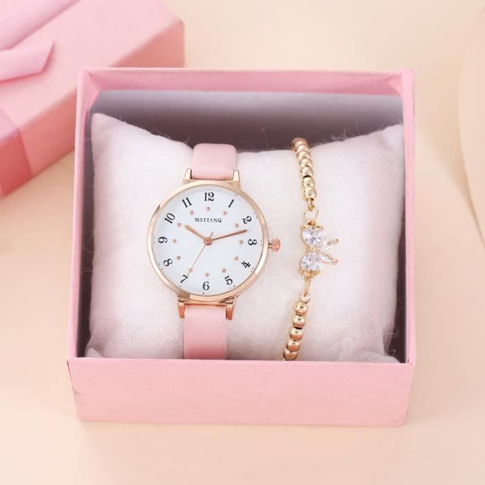 Montre enfant bracelet cuir sales