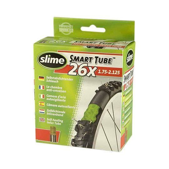 Chambre air vtt 26x1.75 2.125 vs slime avec liquide anti crevaison