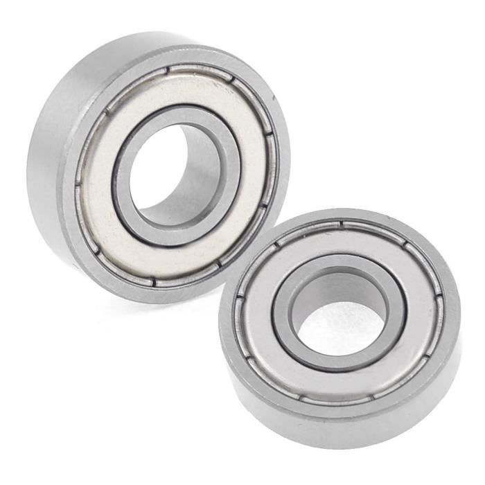 XiKe 604-2RS Roulements à Billes étanches 4x12x4mm, Acier Chromé｜Pré-lubrifié｜Double Joint En