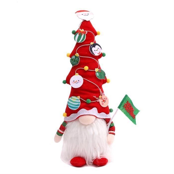 Lot De Bonnets De Noël En Peluche – Rouge, Vert, Bleu, Rose Pour Adultes – Accessoires Festifs Pour Le Nouvel An