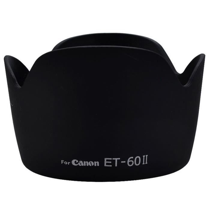 Semoic ET-60II Fleur Pare-Soleil pour Canon EF 75-300mm f 4-5,6 is 4-5.6 III EF-S 55-250mm f 