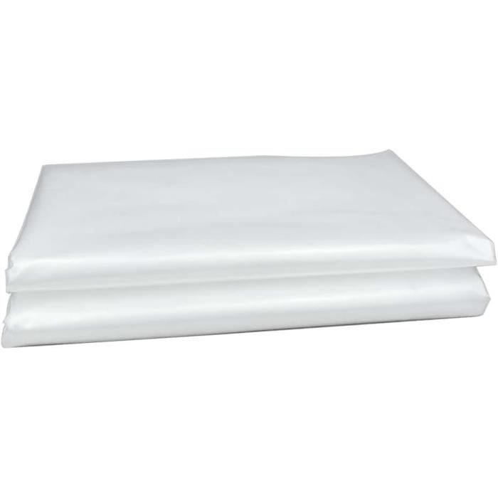 Bâche Plastique Polyéthylène 2x10m – Extra épaisse – Imperméable Et Résistante UV – Pour Serre, Jardin, Chantier – Réutilisable