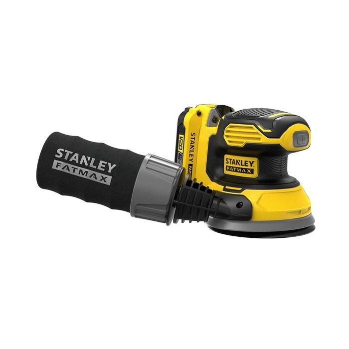 Ponceuse Orbitale 18V Ø 125mm STANLEY SFMCW220D1S Sans fil Batterie Poncer - vue 2