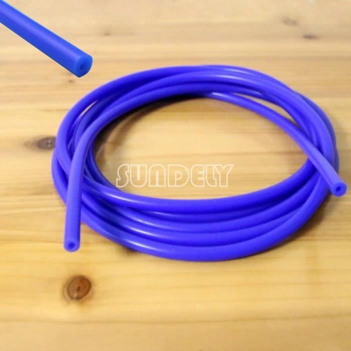 Silicone 5 mm x 5 m pour Aspirateur-Boost-Eau-Tuyau Pipe Line Bleu