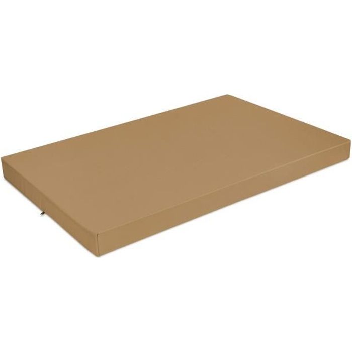 Meilleurs prix pour SuperKissen24 Tapis pour Chien Dehoussable Coussin pour Chien Petit Moyen et Grand - Matelas Chien Imperméable - 120x80 cm - Beige