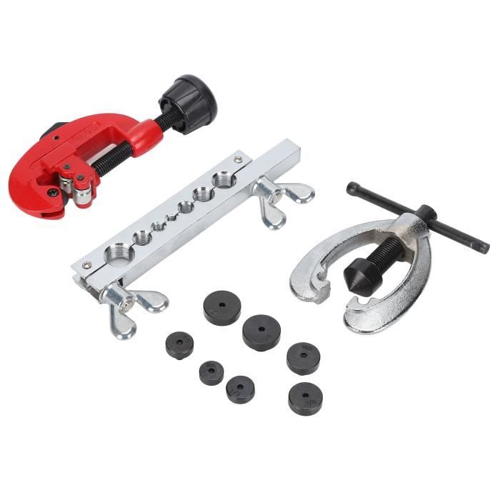 Kit D'outils De Double évasement Pour Lignes De Frein 6 Pièces - Pour Diamètres 3/16 Et 1/4, Neuf