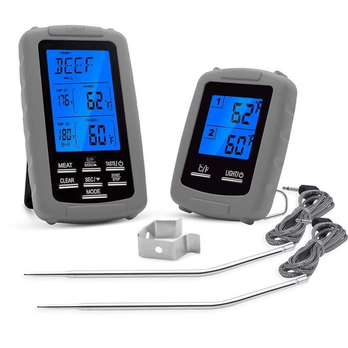 Thermomètre à Viande Sans Fil Bluetooth Pour Grill... – Grandado