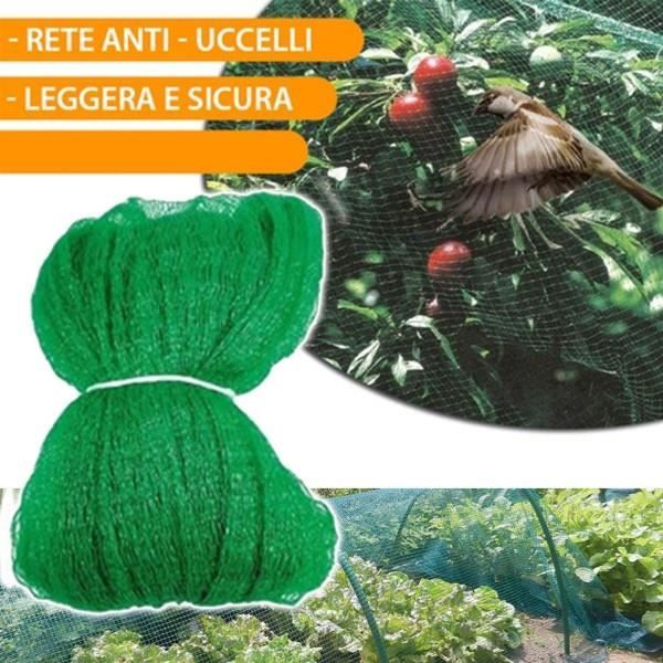 Filet Anti-oiseaux Pour Jardin 10 M X 4 M – Filet De Protection Anti-oiseaux Robuste Pour Plantes, Poulets, Volailles