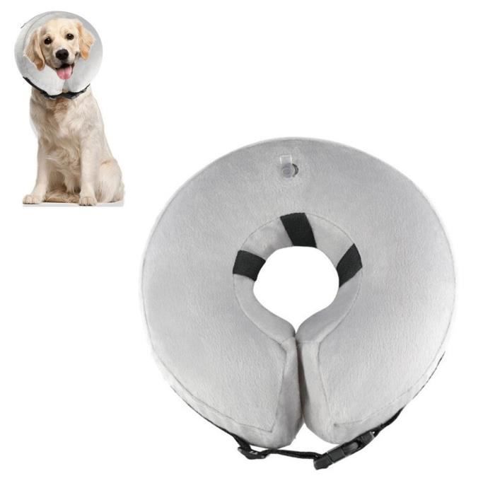 Umiwe Collier De Convalescence Pour Chiens Et Chats Gris Taille L Cdiscount