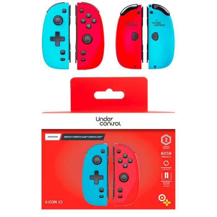 Manette Joy Con Compatible Nintendo Switch Manette Sans Fil Bluetooth Joy Con Et Contrôleurs Gamepad Contrôleur Non Offi - vue 2