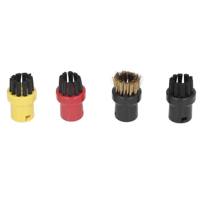 Lot De 9 Brosses Rondes En Nylon - Pour Nettoyage De Tubes, Alésages, Pièces Cylindriques