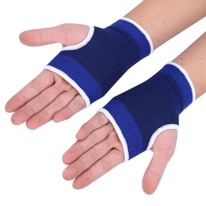 ABI protéger paume poignet main gant de soutien accolade élastique bleu  enveloppe de protection de sport à manches En Stock - Achat / Vente Attelle  de poignet 1 Paire Ela - Cdiscount