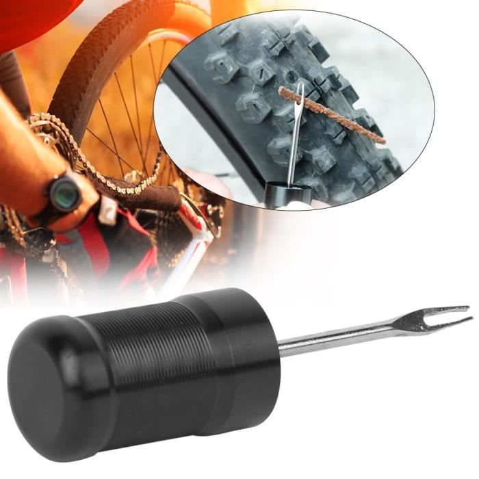 Outil De Réparation Pneus 2 Pièces - Kit Réparation Crevaison Voiture Moto Avec Poignée En T