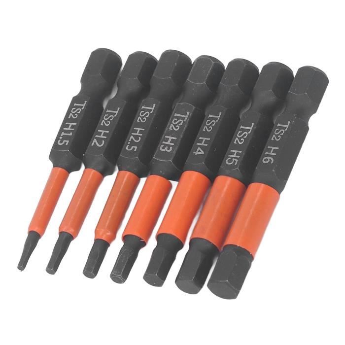 Jeu D'embouts De Tournevis Magnétiques, Foret à Tête Carrée Phillips Torx à Fente De 100mm, Tige Hexagonale De 1/4 Pouces, Tournevis En Acier S2, Outils Manuels