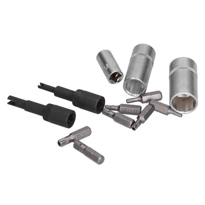 Kit De Réparation De Noyau De Valve Pour Presta, 10pcs Tubeless Noyaux De Valve De Vélo En Laiton 10pcs Bouchons De Noyau De Valve Avec Outil De Retrait Pour Pneus De Vélo