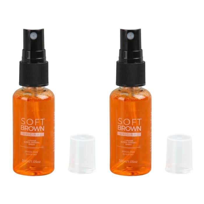 Zerodis Tanning Spray, Fast Drying Self Tanner 2Pcs for Home Use