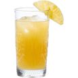 VERRE A EAU AVEC OU SANS PIED  Van Well Bormioli Rocco - Lot de 6 verres à long drink Stone - 475 ml - Verre en cristal poli - V1546-1