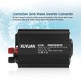 OLL Onduleur Convertisseur d'inverseur à onde sinusoïdale pure 12 V Convertisseur  220V 600W  avec panneau solaire HB014-1