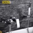 iDeko® Robinet Mitigeur baignoire avec pommeau de douche salle de bains Lavabo Style nouveauté Haut de gamme 1 trous S-Z18-1