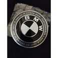 logo 82mm 74mm BMW 50th noir blanc - 50eme anniversaire 2pcs - Mastershop-1