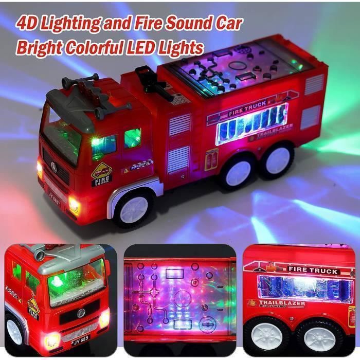 Bus Jouet Avec Sons Et Lumières – Modèle Inertiel PP, Portes Ouvrantes, Taille 15 Cm, Cadeau Enfant Garçon Fille Rose