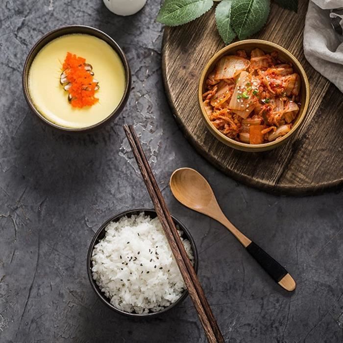 Bol à Soupe Style Miso En Céramique – Avec Couvercle Et Cuillère – Pour Nouilles, Ramen, Riz – Design élégant Et Pratique
