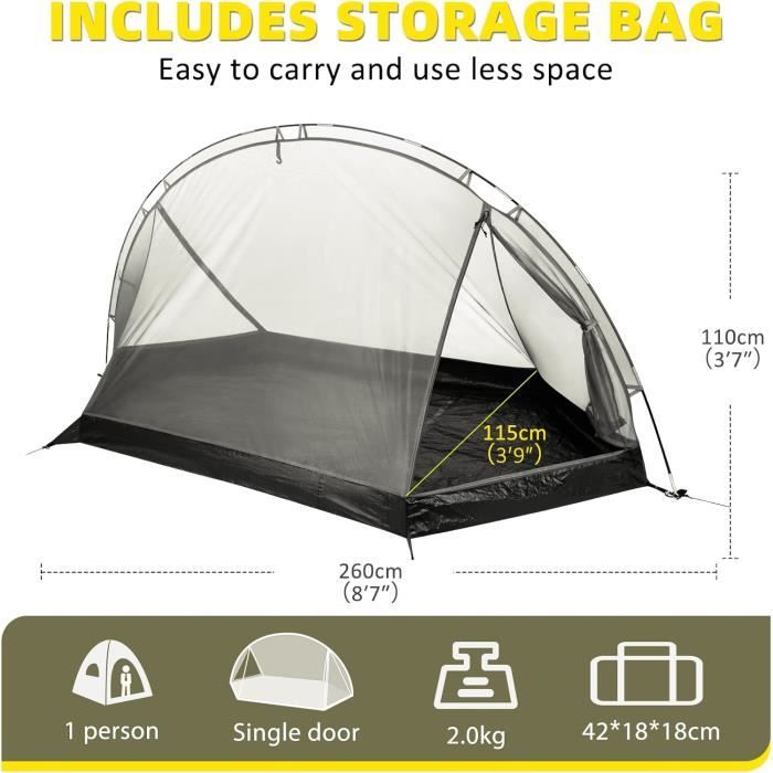 Naturehike Tagar 1 Persona - Tienda Online de escalada y montaña