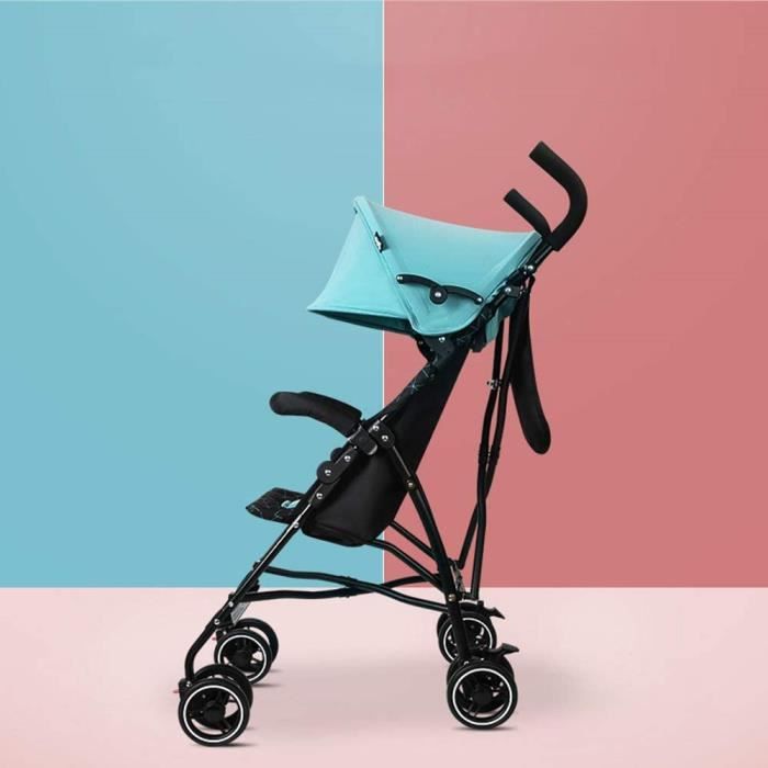 Poussette Canne Bébé Pliable Inclinable légère Compacte de Voyage