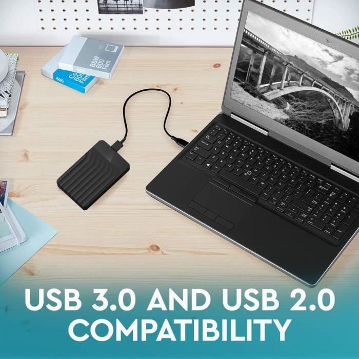 Disque Dur Externe, Ultra Mince USB 3.0 Disque Dur 2,5 Pouces Interface USB  3.0 pour TV (1 to) : : Informatique