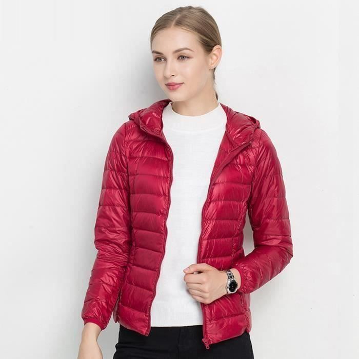 Doudoune fine sales femme bordeaux