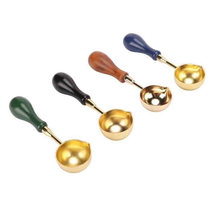 PATIKIL Cuillère à Cacheter En Cire De 4 Pouces, 2Pcs Cuillères En