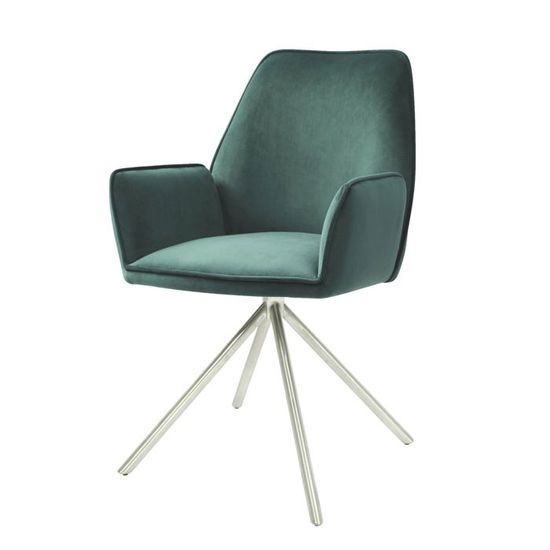 Lot De 6 Chaises De Salle à Manger HWC-G67, Chaise De Cuisine Accoudoir Pivotant Auto Position Tissu Boucle Oko Tex Mvg Gris Fonce 92723892