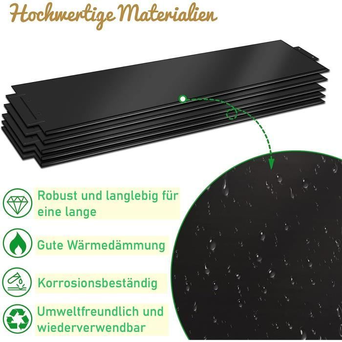 Randaco Bordure De Jardin En Plastique, Bordure De Parterre Avec 30