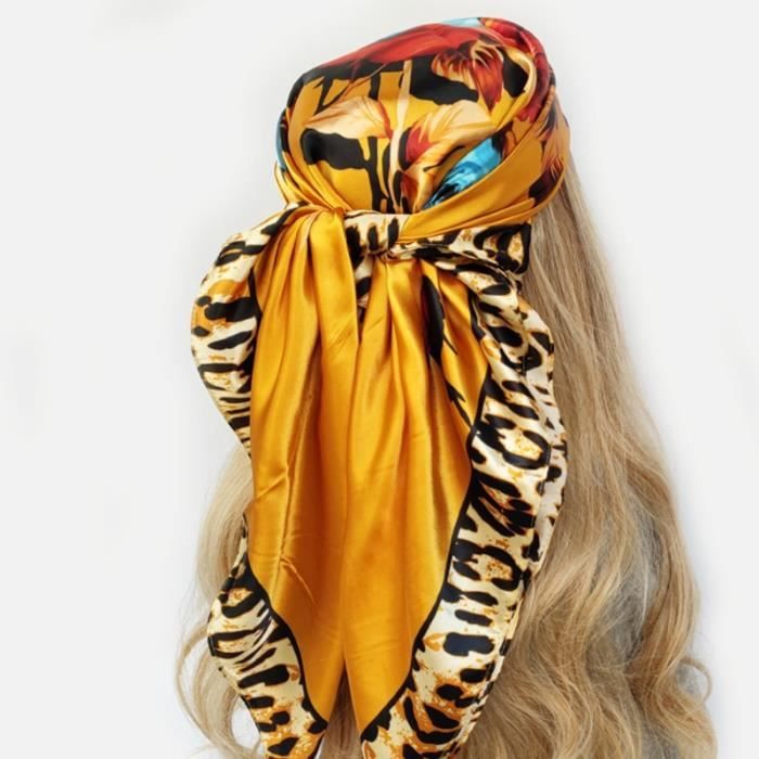Foulard Soie Vintage - Années 70