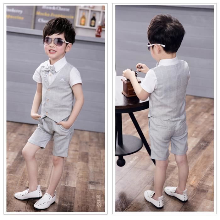 Costume Gar on Gentleman Tuxedo Suit Vetement Petit Garcon Costume