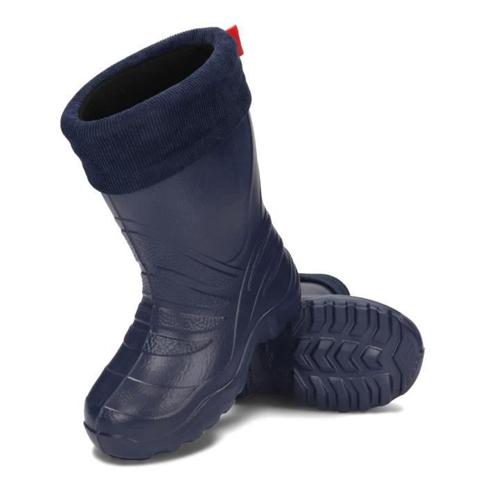 Bottes de pluie fille en caoutchouc - bleu marine, Chaussures