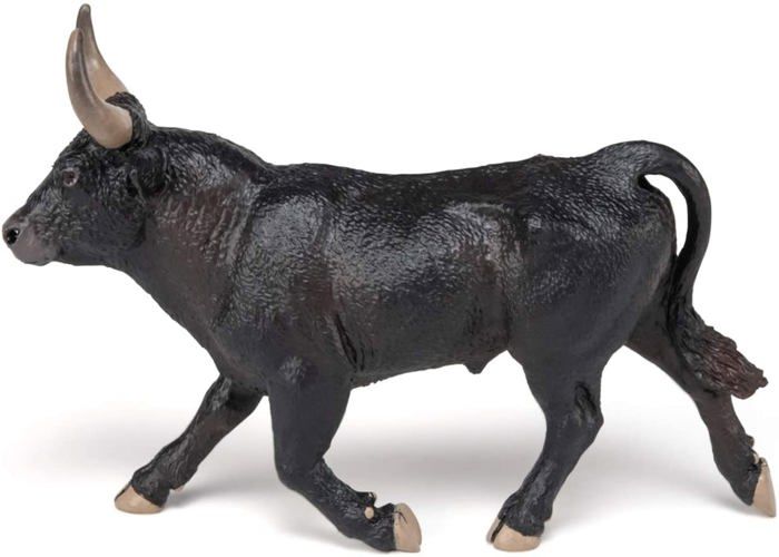Papo Taureau Andalou – Figurine Peinte à La Main – Ferme – Dès 10 Mois – Fabriqué En France