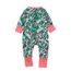 0-4 Ans Pyjama /à Fermeture /Éclair Combinaison /à Manche Longue Motif Pingouin Grenouill/ère pour Gar/çon B/éb/é Nouveau-n/é
