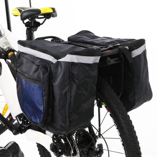 Sacoche De Vélo étanche Selighting – 25L, Porte-bagages, Résistant à L'eau, Pour VTT, Route, Voyage – Noir, Avec Bandoulière