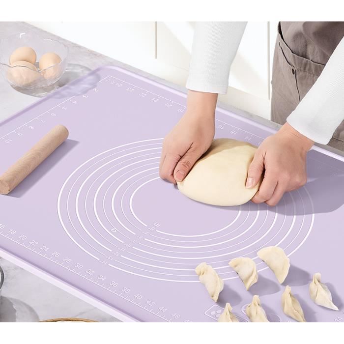 Lot De 2 Tapis De Cuisson En Silicone Antiadhésifs - 42x29,5 Cm - Réutilisables, Lavables Au Lave-vaisselle