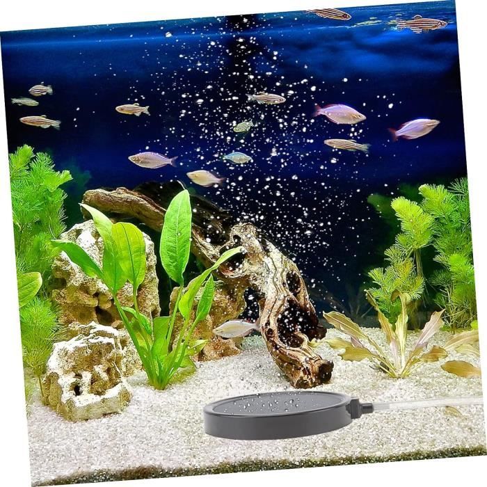 Pompe à Air pour Aquarium; Ultra-Silencieuse pompe aquarium 1.8W et  performant oxygène pompe pour 5 à 60L de aquarium Tank (Blanc)