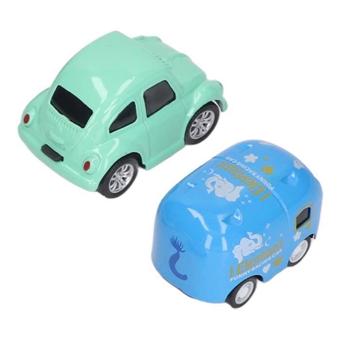 Lot de 4 jouets de voiture alimentés par friction Push and Go Toy