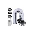 Protection Portable pour Tuyau de Climatisation,Isolation Pour Tuyaux De Climatiseur,Enveloppe Isolante,Diamètre 13 cm et 15 cm