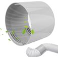 Adaptateur tuyau échappement - Diamètre 13cm Matériau ABS durable - Climatiseur portable