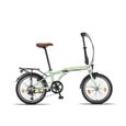 Vélo pliant PACTO TEN - 6 vitesses Shimano - cadre en acier - haute qualité - vert-0